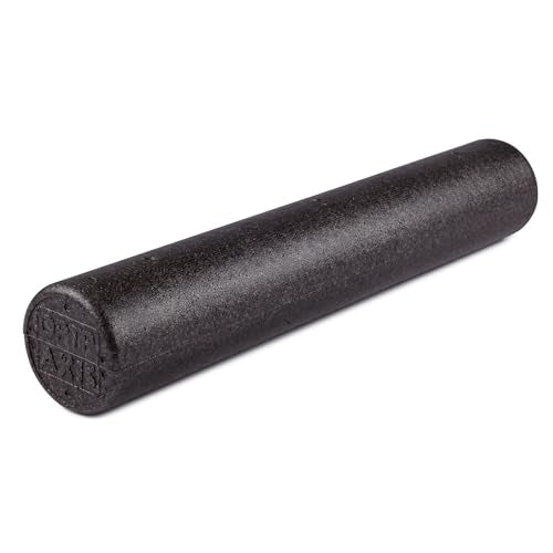 OPTP AXIS Firm Density Foam Roller – Round, Black, 36" x 6" - color: Black - 36" X 6" Round