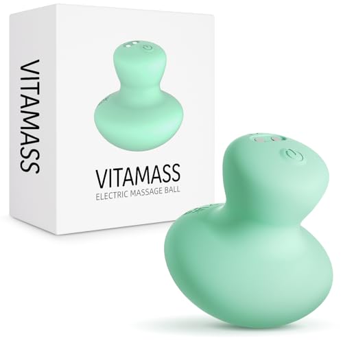 Handheld Massage Ball, Portable Waterproof Rechargeable Mini Massage Tool (Mint Green) - color: Mint Green