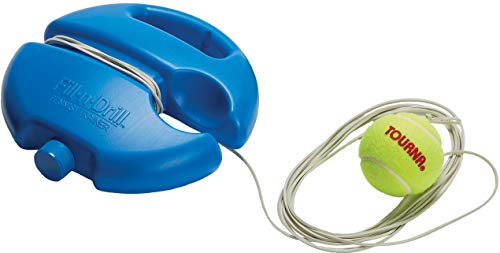 Tourna Fill & Drill Tennis Trainer, The Original Patented Water-Filled Base Tennis Trainer - color: Multi
