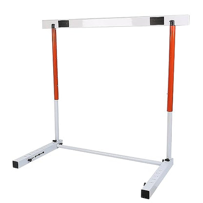 Metal Agility Speed Hurdles, Adjustable Height Track and Field Hurdles, Athletic Workout Obstacles Bar, Portable Sport Training Pole Set (40) - size: 40
