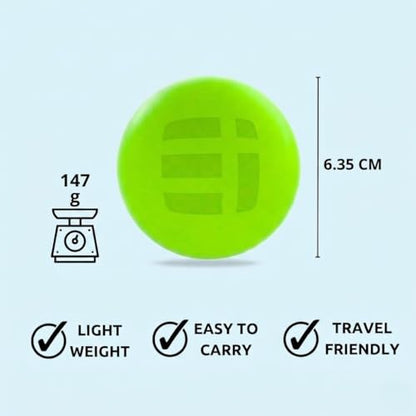 Massage Lacrosse Balls for Deep Tissue Relief - Trigger Point Therapy Ball Set for Plantar Fasciitis, Myofascial Release for Back, Shoulder, Foot - Massage Ball Roller - 2 Pack (Lime Green)