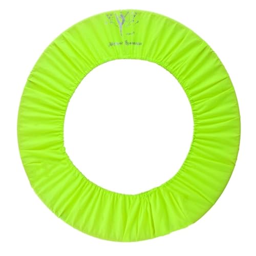 Artistic Gymnastic Protective Cover,Rhythmic Gymnastics Ring Calisthenics Equipment Appratus Accessory Case Cover Fits Up to 5 Rings of 70~90cm - color: Fluorescent Yellow
