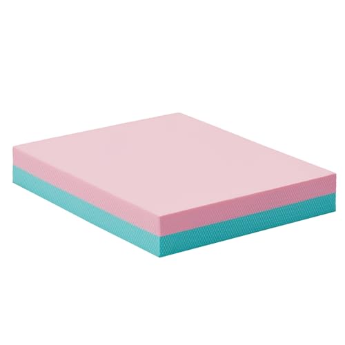Balance Pad- High-Density Foam Cushion Mat for Yoga, Exercise & Fitness, Non-Slip Stability Trainer for Core Workouts, Thick Foam Balance Board (16x13x2.4 Inches)