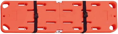 Foldable Spine Board Stretcher, Durable PE Material, Lightweight & Portable, High Load Capacity 350.5 lbs, 12 Handholds & 8 Strap Positions, Ideal for EMTs and Rescue Professionals