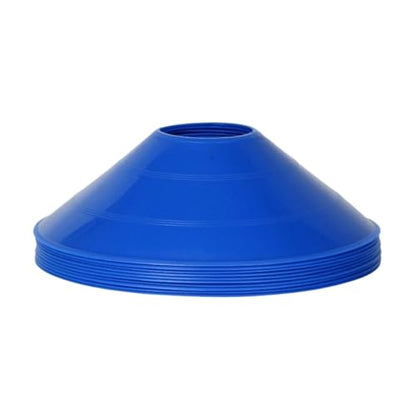40pcs Mini Round Soccer Training Discs Soft Durable Agility Markers for Drills and Practice Small Cones - color: 12.5cm blue