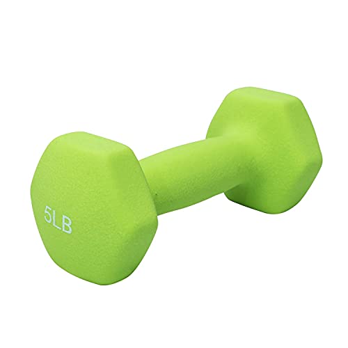 Set of 2 each Neoprene Coated Dumbbells Pair Hand Weights All-Purpose, Home Gym