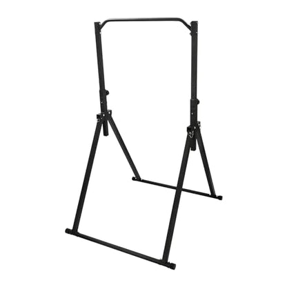 Foldable Pull Up Bar, Power Tower Workout Dip Station, Adjustable Height Home Pull Up Bar, Multifunction Fitness Tower Station Training Equipment, for Home Gym Strength Train 440LBS