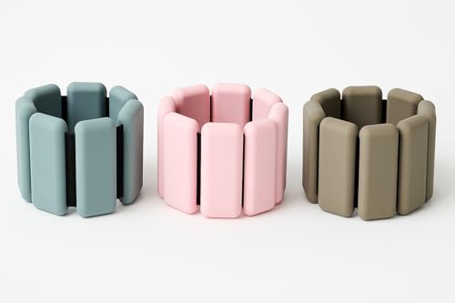 Adjustable Ankle Wrist Weights 2lb pair, Bangles Bangle Wrist Light Blue, Pink, Beige, Soft Foam Material