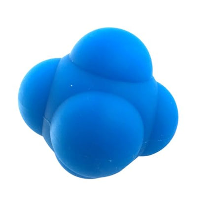 POPETPOP Hexagonal Silicone Agility Reaction Ball with Six-Sided Bounce Design for Reflex Training and Coordination Workout Speed and Direction Change Trainer for Men and Women