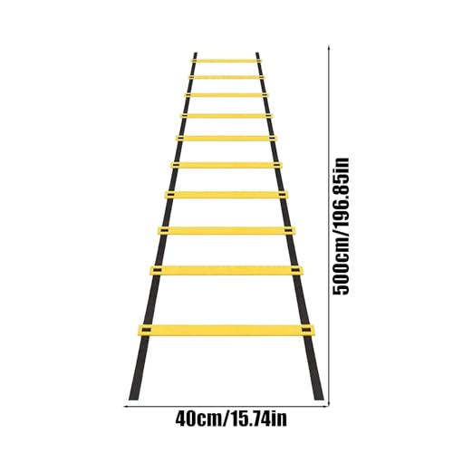 Agility Ladder for Soccer Outdoor Sports Training Equipment Enhanced Foot Speed Instant Set- Footwork Enhancement Workout Equipment for Men Women Youth Athletes Professionals Adults