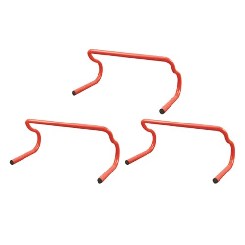 BESPORTBLE 3pcs Detachable Speed Training Hurdles for Workout Equipment Orange Agility Training Set for Basketball Soccer Football Drills