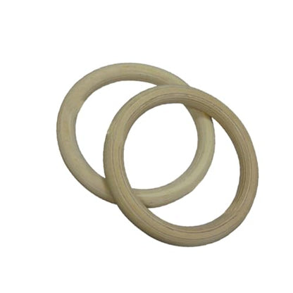 Wooden Gymnastic Rings Straps – 28mm Exercise Rings for Full Body Strength Training Bodyweight Workouts and Cross-Training – for Fitness Enthusiasts