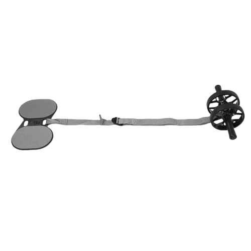 Abdominal Roller Wheel with Knee Pad, Dual Wheel Abdominal Exercise with Automatic Rebound Pull Strap, Non Slip Handles for Men Women Home Gym Core Training