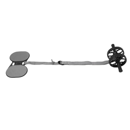 Abdominal Roller Wheel with Knee Pad, Dual Wheel Abdominal Exercise with Automatic Rebound Pull Strap, Non Slip Handles for Men Women Home Gym Core Training