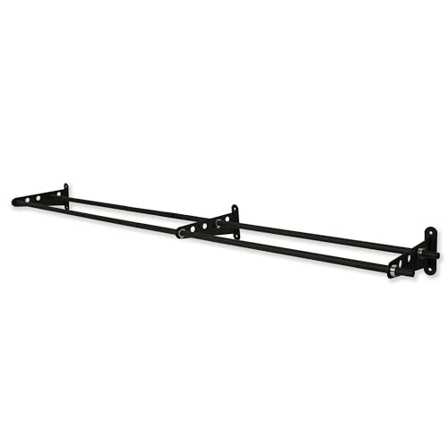 Valor Fitness Wall-Mounted Adjustable Ball Storage Rack – Holds Slam Balls, Medicine Balls, Stability Balls, Basketballs – Compact Sports Equipment Organizer for Home Gyms and Commercial Use