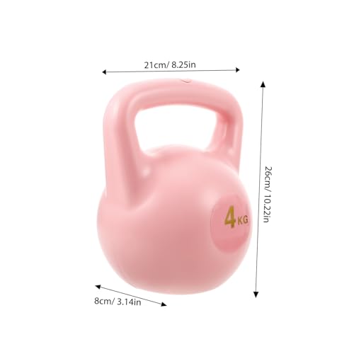 LIOOBO 4kg Soft Competition Kettlebells Weights Yoga Kettlebells for Home Fitness Equipment