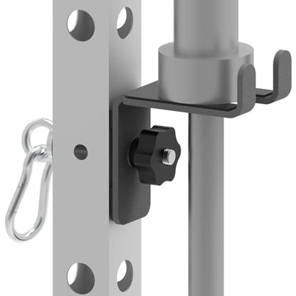Heavy-Duty Power Rack Attachments, Quick-Install Home Gym Accessories for 2x2, 2x3 & 3x3 Power Racks, Fits 1/2" & 1" Holes - color: Rack-Mounted Olympic Barbell Holder