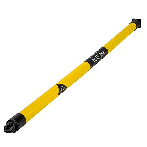 CanDo Slim WaTE Bar 2lb Yellow, Total Body Workout Weighted Exercise Bar for Strength Training, Toning, and Physical Therapy - size: 2 Pound, style: Single