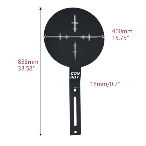 Wall Ball Target, Wall Balls for Exercise Target, Medicine Ball Target for Power Cage Attachments, Gym Fitness Enhance Strength and Explosive Power - size: Hole Diameter:1"