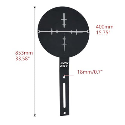 Wall Ball Target, Wall Balls for Exercise Target, Medicine Ball Target for Power Cage Attachments, Gym Fitness Enhance Strength and Explosive Power - size: Hole Diameter:1"