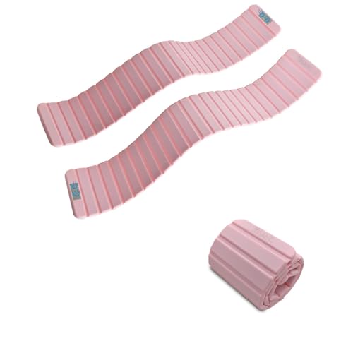 Magnet Adjustable Wrist and Ankle Weights(1LB/2LB Each) Set for Men Women for Intensified Fitness - Durable Exercise Bracelets to Boost Your Workouts 1Pair - color: Pink, size: 2LB each