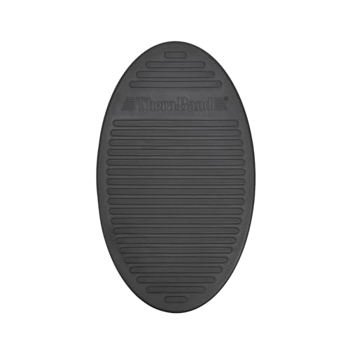 THERABAND Stability Trainer Pad, Advanced Level, Extra Soft, Black Foam Balance Pad for Physical Therapy, Exercise Pad for Core Strength, Lightweight Non-Slip Balance Trainer, Portable Foam Pad for Home or Clinic Use - color: Black - Extra Soft - Advanced