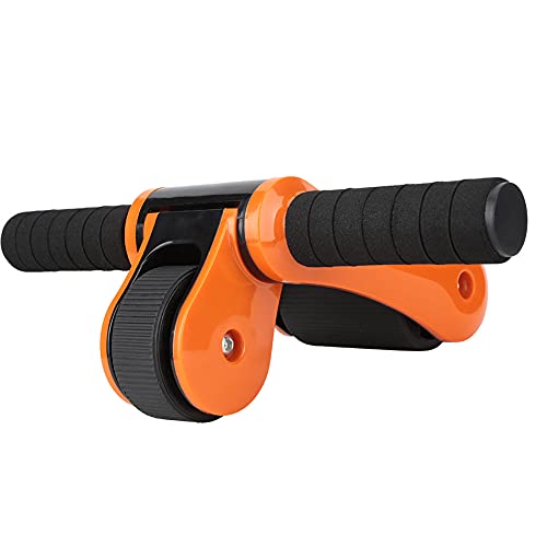 2 Wheels Ab Roller Wheel, Abdominal Muscle Exerciser, Dual - Wheel Core Trainer with Knee Pad for Home Gym, Stable Aluminum and ABS Design for Full - Body Workout