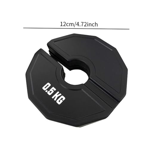 Fractional Weight Plate Dumbbell Fractional Weight Plate Barbell Micro Plate Kettlebell Compact Rubber Plate Progressive Overload Portable Design, 0.5kg