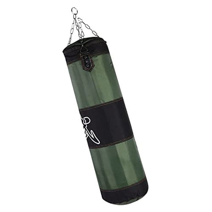 Empty Training Boxing Hook Kick Sandbag Fight Karate Punch Punching Sand Bag Sandbag - color: Green, size: 1.2m / 3.9ft