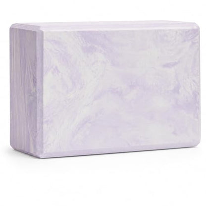 Yoga Block – High-Density Foam Exercise Block for Yoga, Pilates, Stretching & Meditation – Non-Slip, Lightweight & Durable by Lunai