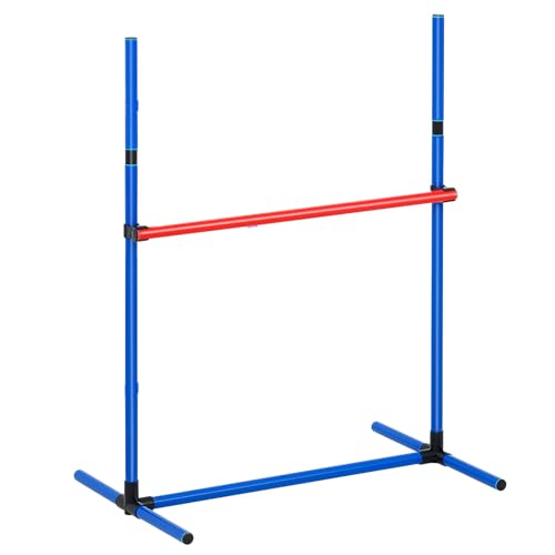 VEVOR Dog Agility Training Equipment, Dog Agility Course Backyard Set with Adjustable High Hurdles,6 Weave Poles,Tunnel,Jump Ring,Pause Box,Whistle,Foldable Bowl,Storage Bag, Puppy Obstacle Course Kit - size: 7 Pcs Training Set