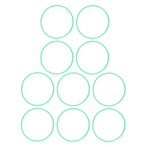 10 Pcs Agility Speed Rings 13.78in Balance Coordination Training Hoops for Kids - Safe, Creative, and Engaging Sensory Exercise Tool