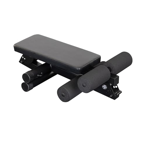 Body-Solid Best Fitness Ab Board (BFAB10B), 6-Pack Abs Machine Exercise Equipments for Strength Training Home Gym Workouts Bench