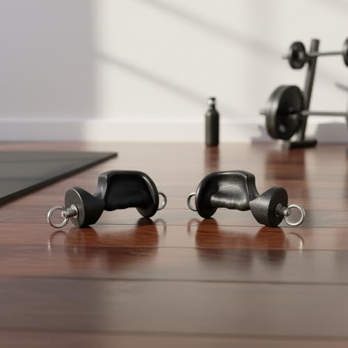 Push Up Handles Pair, PP Plastic Push-up Stands with Textured Grip for Home Gym Strength Training (1 Pair) - size: 9.84 x 3.74 x 1.97 in