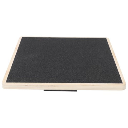 LALAFINA Wooden Yoga Balance Board Wobble Board Anti-slip Fitness Prop for Adults Home Workout Coordination Training Stability Exercise Equipment