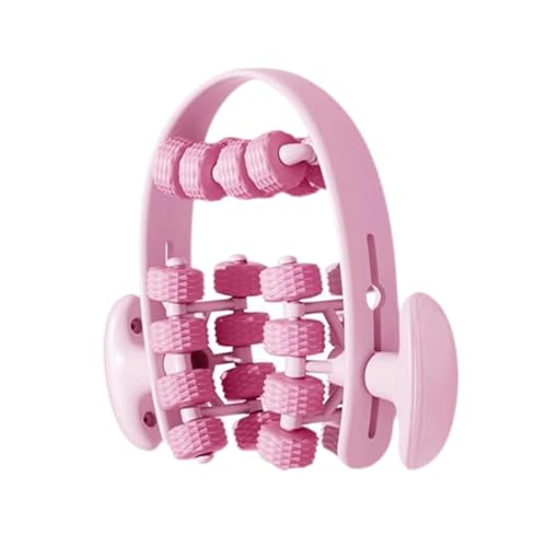 Leg Roller for Muscle Recovery and Deep Tissue Relief for Indoor Yoga and Fitness, Pink Red - color: Pink Red