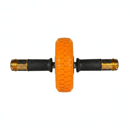 Ab Wheel Roller with Knee Pad - Orange Exercise Wheel for Core Strength & Home Fitness Training