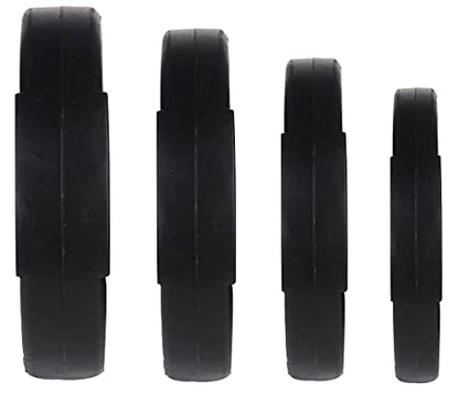Signature Fitness Vinyl Standard Plate Weight Plate for Strength Training and Weightlifting, Multiple Sizes