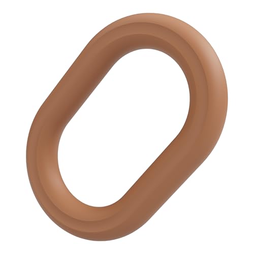 BetterMe Sculpt Weight Loop – Ergonomic Hand Weights for Pilates, Barre & Home Workouts – Weighted Ring for Strength Training & Toning - color: Mocha, size: 8 lb