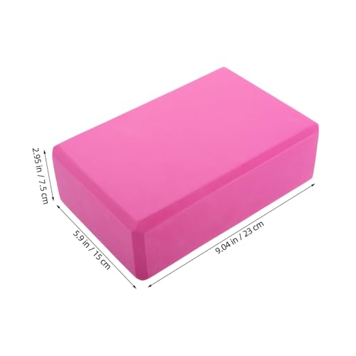 BESPORTBLE 2pcs Eva Non-slip Yoga Blocks for Flexibility Balance Exercises Yoga Training Bricks