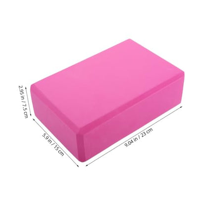 BESPORTBLE 2pcs Eva Non-slip Yoga Blocks for Flexibility Balance Exercises Yoga Training Bricks