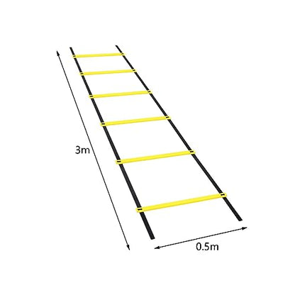 Agility Ladder Football Speed Training Equipment Soccer and Strength Nylon PP Material Suitable for Kids Adults Athletes