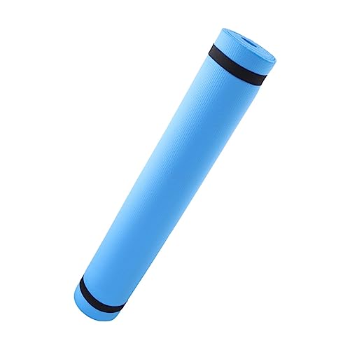 Portable Yoga Mat for Outdoor Exercise for Hot Yoga Pilates Aerobics and Stretching Routines Lightweight Comfortable and Odorless Blue
