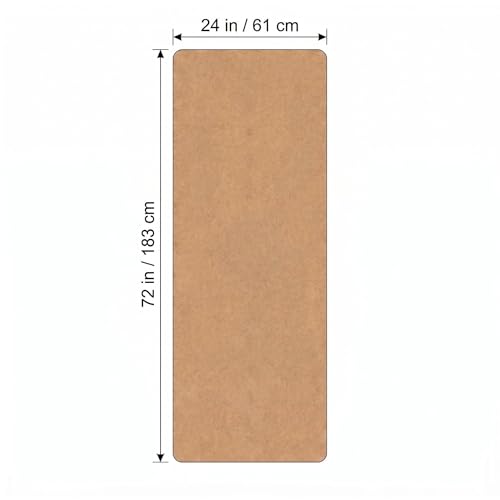 Cork Yoga Mat extra thick 6mm TPE Yoga Mat 72x24 Inch High Density Non-Slip Workout Mat Super Grip Quick-Dry for Hot Yoga, Home Gym