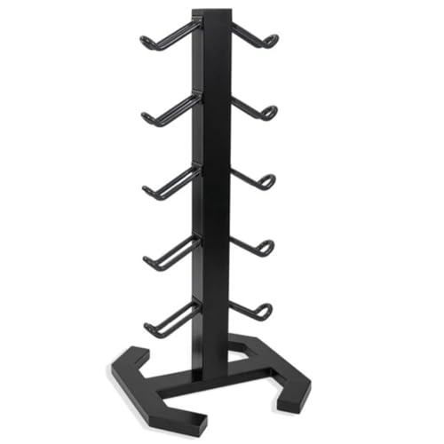 TRX YBell Neo Series 3-in-1 Kettlebell, Dumbbell and Push Up Bar Workout Equipment | Commercial Grade Neoprene Coated Surface | Perfect for Strength Training & Conditioning Workouts | Bundle - size: 180lbs 10-Pack with Rack