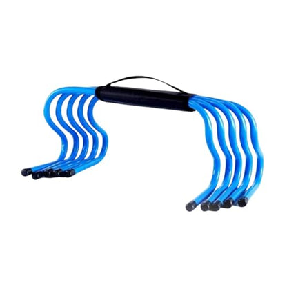 Speed Hurdles for Agility Training, 5-Piece Set with 15cm (6 inch) Obstacles
