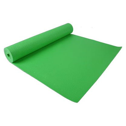 Fitvids All Purpose 1/4-Inch High Density Anti-Tear Exercise Yoga Mat with Carrying Strap, Multiple Colors - color: Green
