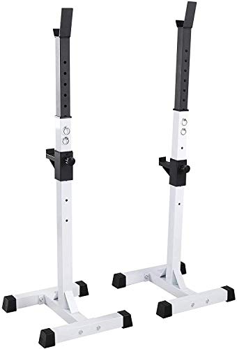 Folding Dumbbell Bench Fitness Adjustable Squat Rack Dipping Station Barbell Rack Dip Stand Fitness Bench Press Equipment Home & Gym Racks Stand