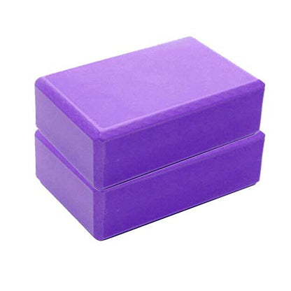 Yoga Blocks 2 Pack Supportive Latex-Free EVA Foam Yoga Blocks Set,9"x6"x3" High Density Non-Slip Surface Lightweight Yoga Block for Meditation Exercise Pilates Stretching - color: Sky Blue