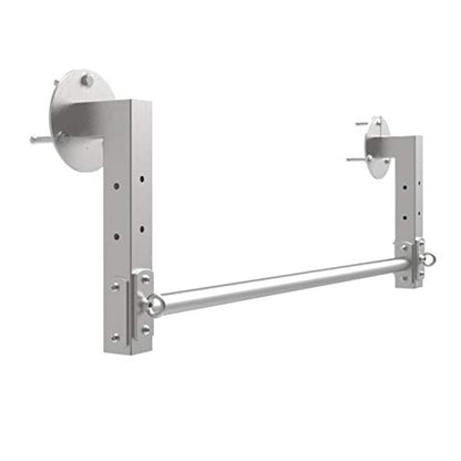 Pull-Up Bar Wall Mounted Stainless Steel Chin Up Bar, with Multi-Function Lifting Ring and Easy to Install, Portable Home Fitness Equipment, Load 200Kg